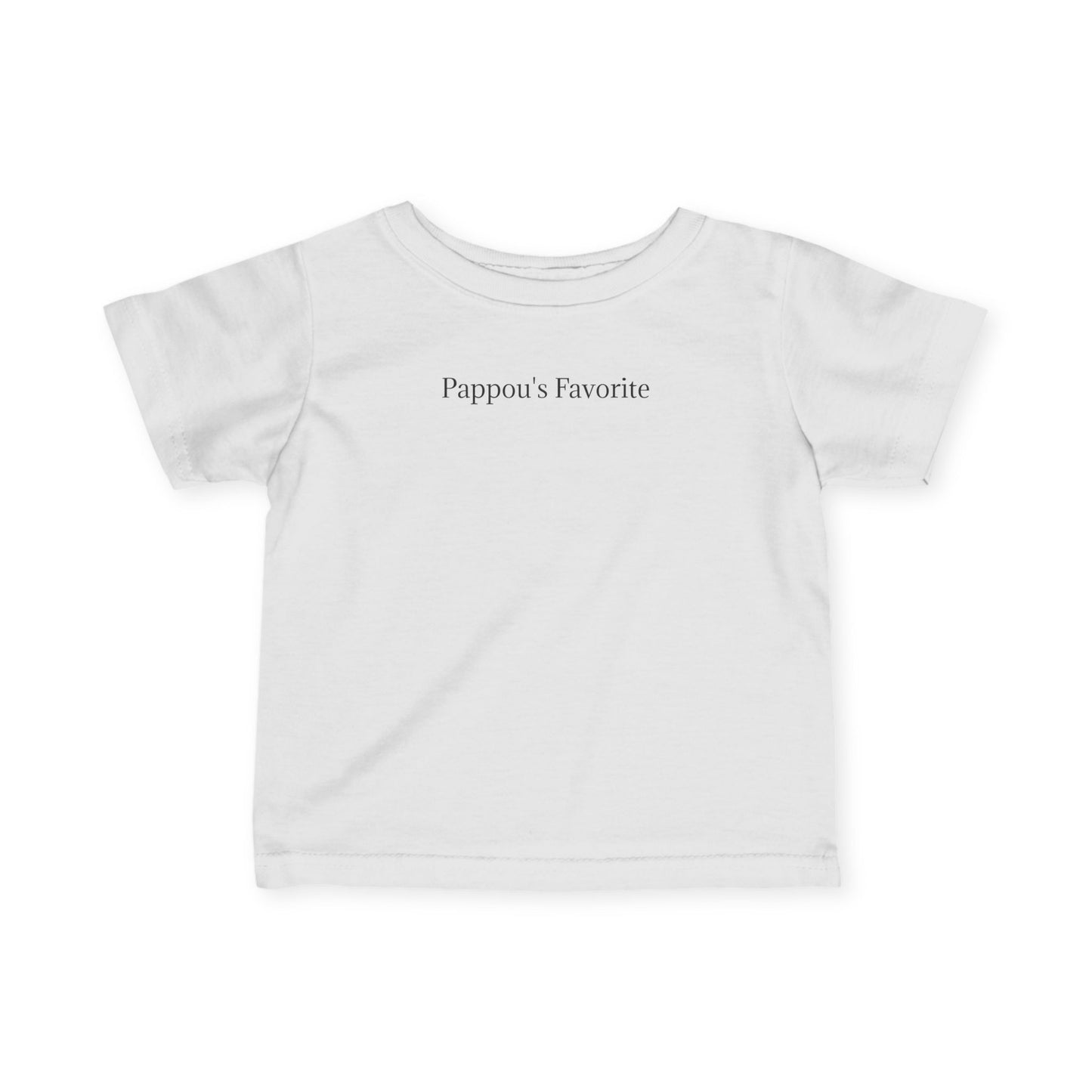 Pappou's Favorite Infant Tee - Adorable Baby Shirt Gift for New Grandparents