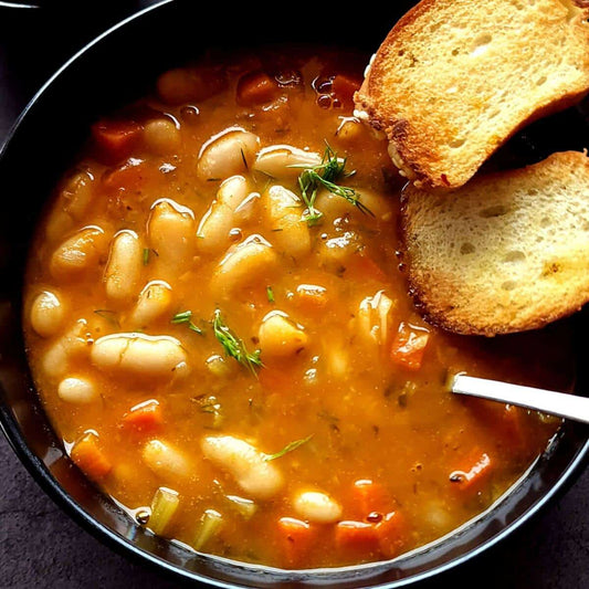 🌿 Greek Lenten Fasolada (Bean Soup)