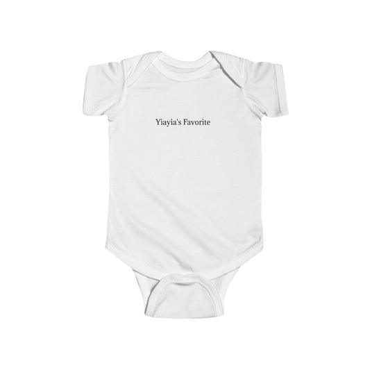 YiaYia's Favorite Infant Bodysuit - Cute Gift for Grandparents