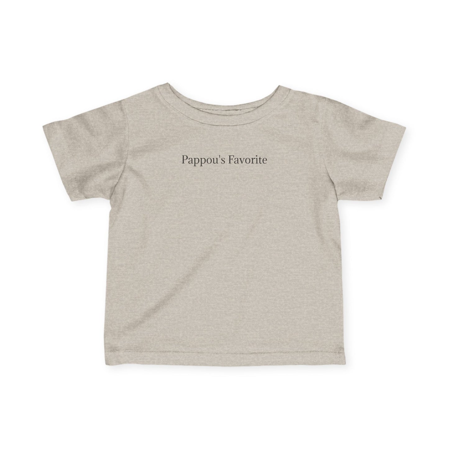 Pappou's Favorite Infant Tee - Adorable Baby Shirt Gift for New Grandparents