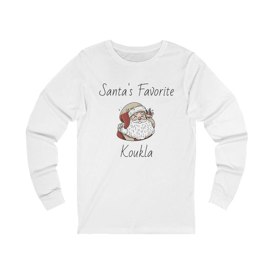 Santa's Favorite Koukla Long Sleeve Tee