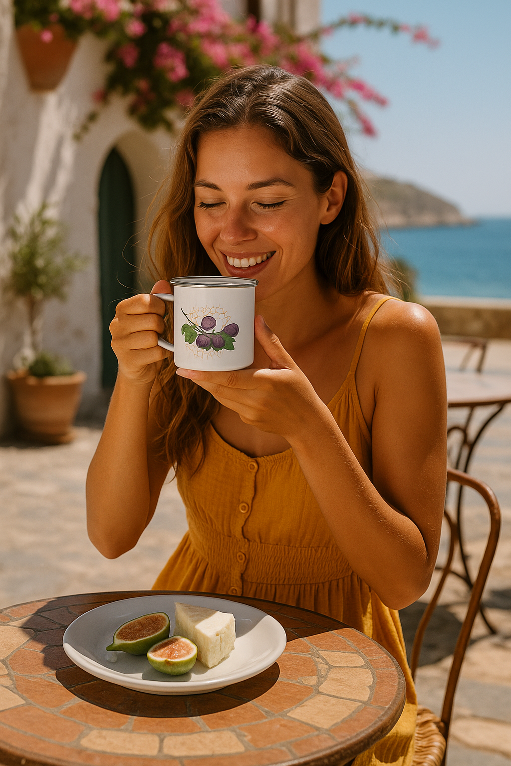 Fig Mediterranean Enamel & Tin Mug