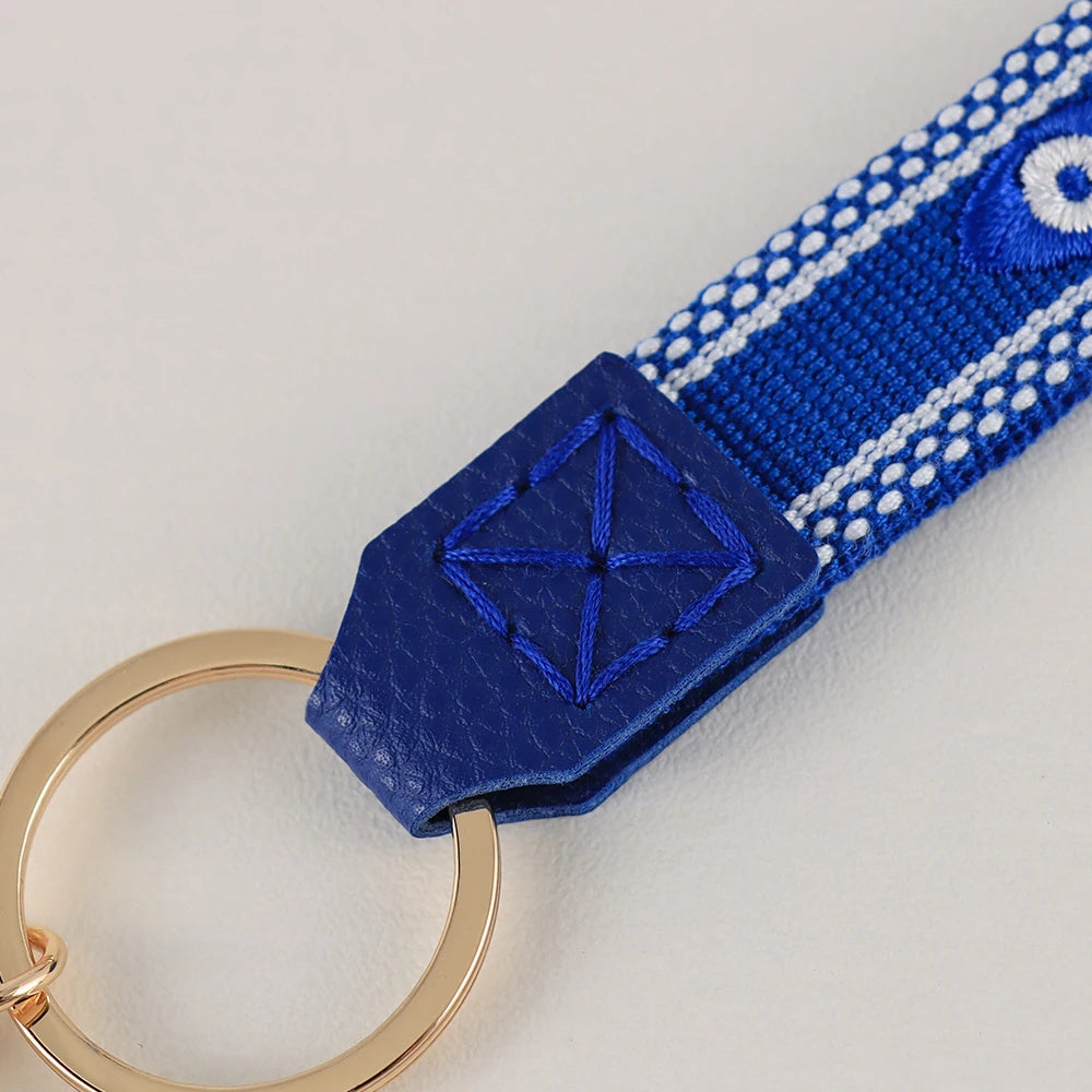 Evil Eye Woven Keychain