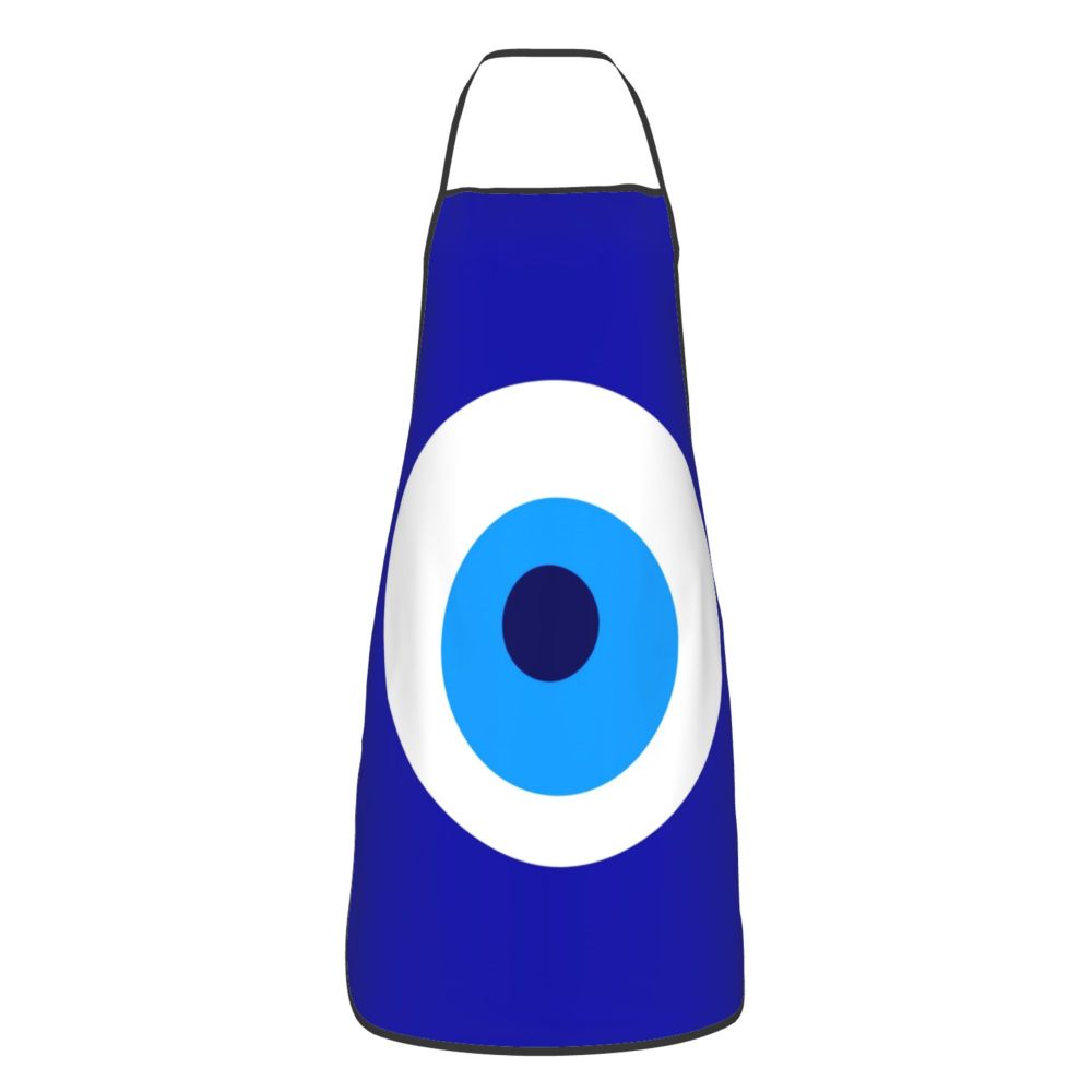 Kitchen Apron with Greek Evil Eye "Mati"