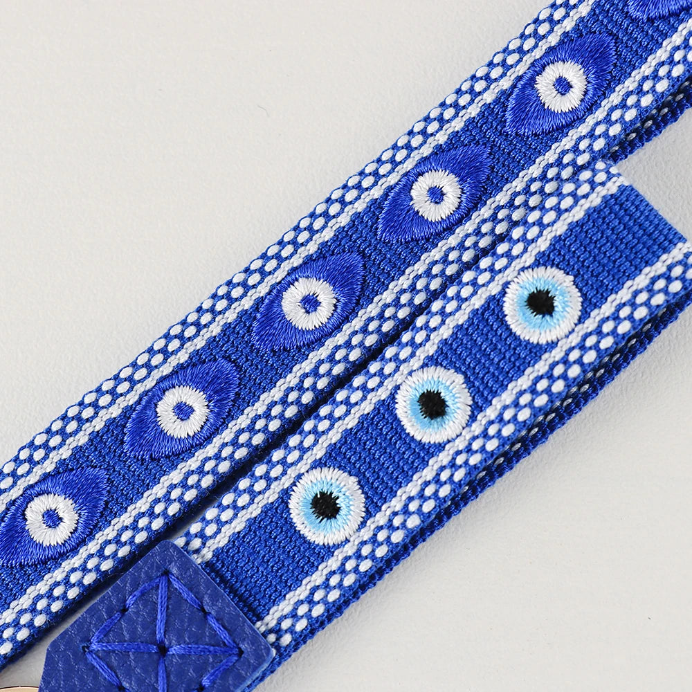 Evil Eye Woven Keychain