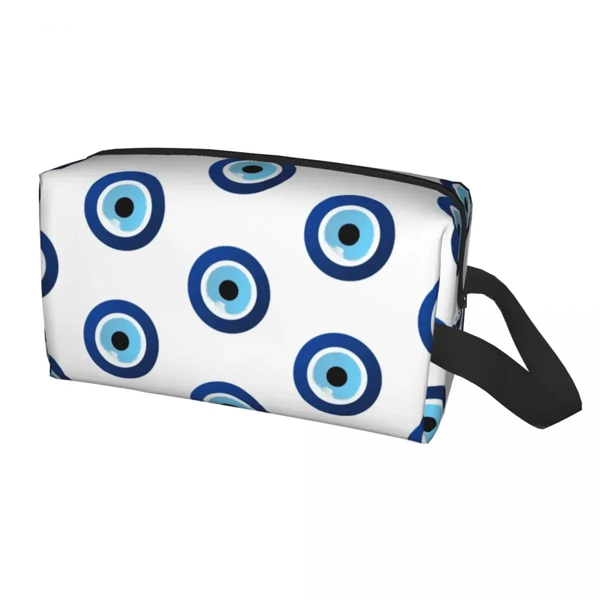 Travel Mediterranean Evil Eye Pattern Toiletry Bag