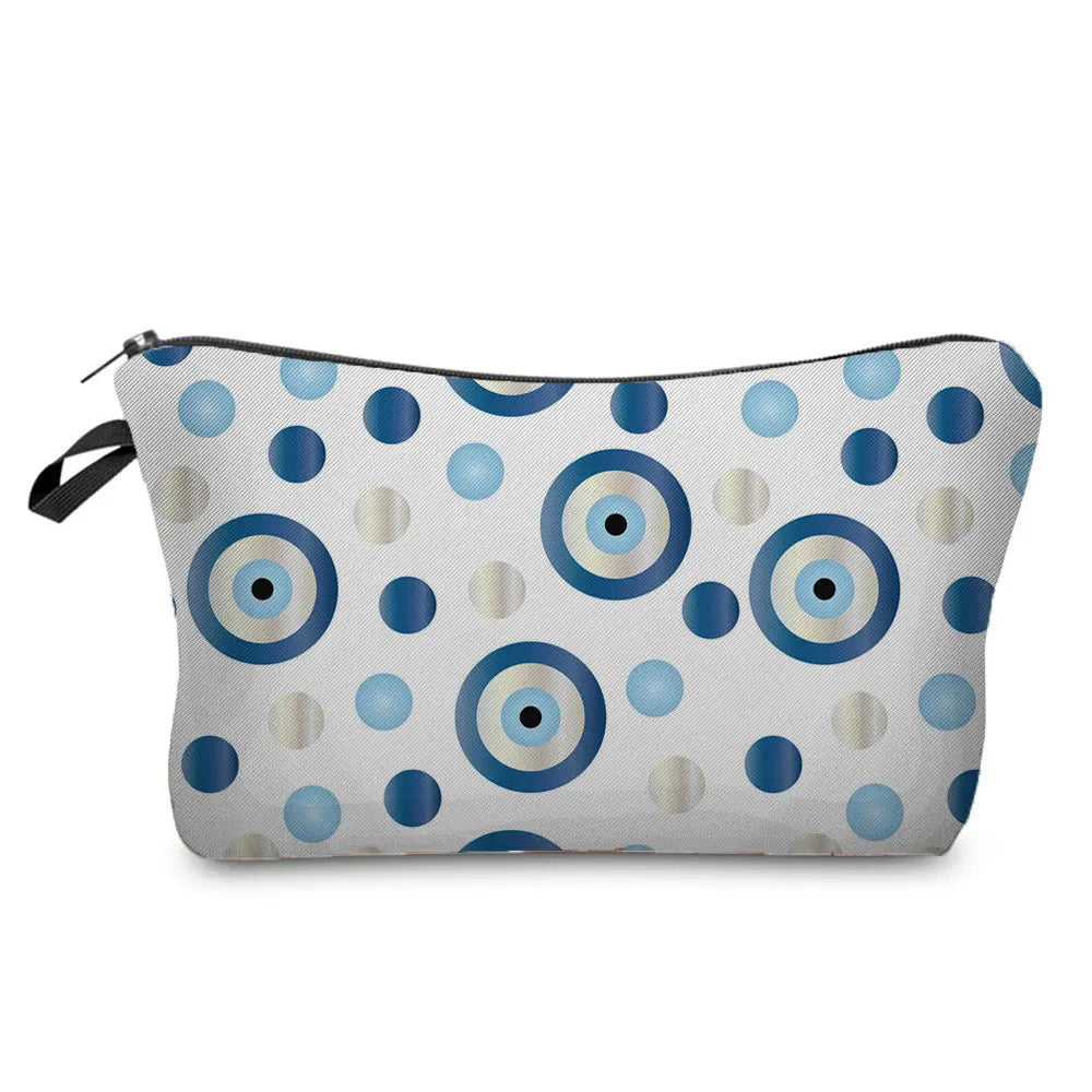 Greek "Mati" Evil Eye Zip Bag